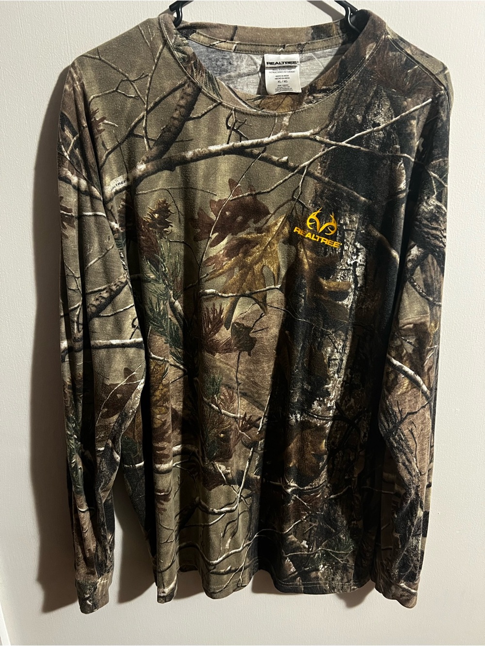 Realtree Men's Long Sleeve Camo Tee